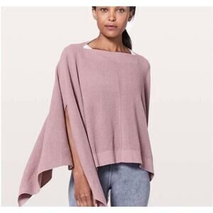 Lululemon lightweight knit shawl/poncho